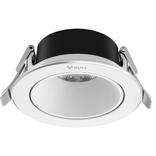 公牛射灯嵌入式小山丘灯75mm家用客厅彩虹射灯led灯深杯防眩吊顶