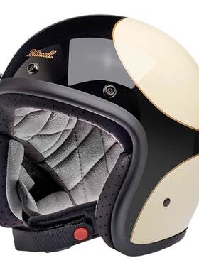 BILTWELL复古夏盔摩托车头盔半盔