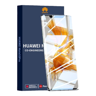 适用华为Mate50Pro钢化膜全屏mete五十手机膜mt50水凝新款m曲面屏mata防窥高清指纹por全包保护防摔抗蓝光贴