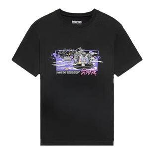 李宁短袖t恤男反伍系列新款夏季款国潮休闲情侣体恤运动纯棉半袖