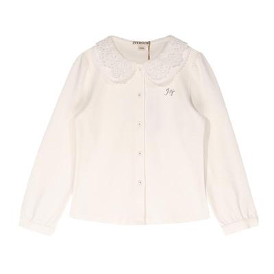 IVYHOUSE全棉花边领针织衬衫