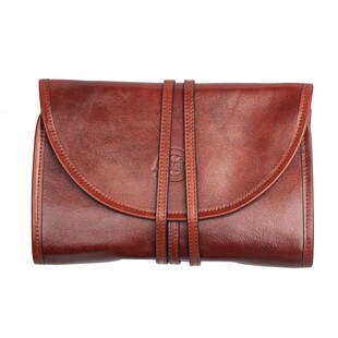 一皮one leather 折叠式真皮外出烟斗包便携斗草收纳包皮烟袋