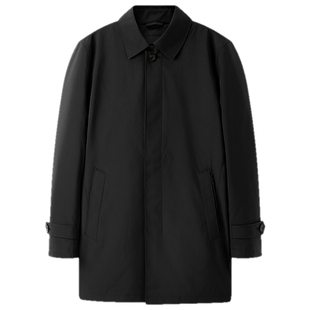 【鹅绒风衣羽绒服】雅戈尔秋冬季男士商务保暖加厚外套通勤大衣