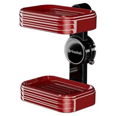 吸盘肥皂盒免打孔壁挂式双层香皂