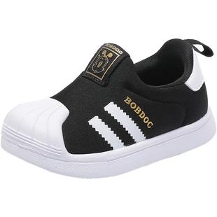 巴布豆童鞋男童板鞋2026新款春季男孩鞋子休闲鞋男款儿童学步鞋