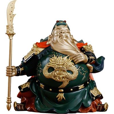 黄铜威武关公小摆件武财神