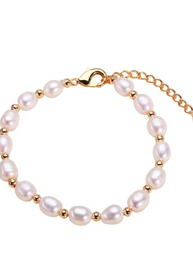 温柔到发光！天然淡水珍珠手链