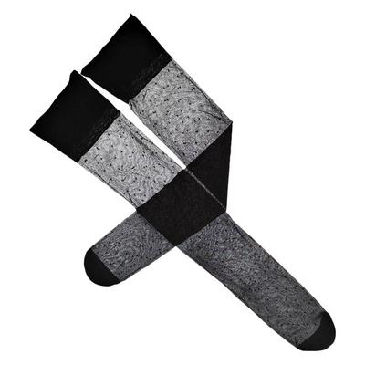 fiore超薄水玉复古风20d吊带袜