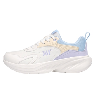 361运动鞋女秋冬款跑步鞋皮面防水妈妈鞋春秋旅游鞋正品361度女鞋