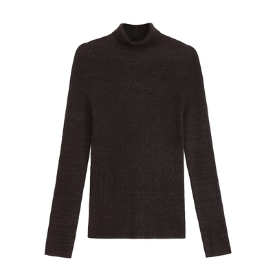 NEVA HU 舒适区 无缝一体高领打底衫女修身内搭长袖针织衫上衣