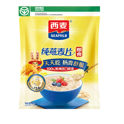 燕麦片1000g袋装免煮谷物代餐