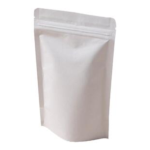 白色牛皮纸自立自封袋 坚果食品茶叶糖果密封包装袋定制印刷纸袋