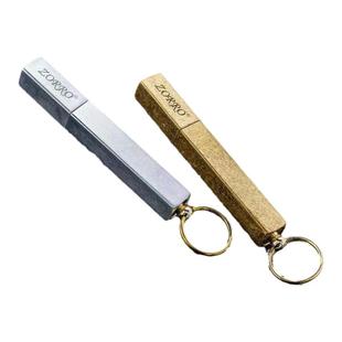 佐罗zx7方形便携挂环款煤油打火机钥匙扣烟型男士个性砂轮复古