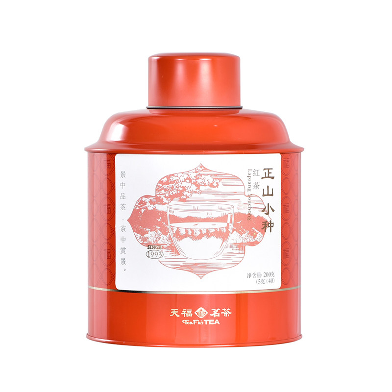 天福茗茶特级正山小种红茶礼罐装