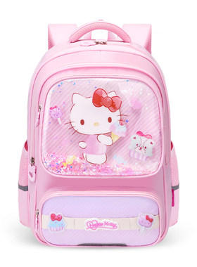 【三丽鸥正版】阳光8点小学生书包女HelloKitty玉桂狗美乐蒂背包