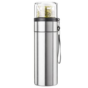点盛茶水分离保温杯316不锈钢大容量泡茶杯双层个人专用喝茶水杯