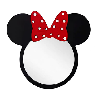 可爱卡通少女卧室化妆镜幼儿园卫生间壁挂镜子异形led智能浴室镜