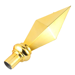 会议室礼堂旗金色大枪头旗杆吊穗旗穗国旗党旗大红旗办公室摆件枪尖少先队旗中队旗主席台大会背景铝合金布置