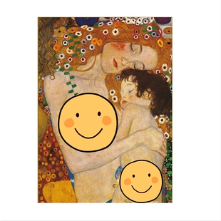 正品现货 意大利Ricordi拼图 1000片克里姆特 世界名画《母与子》