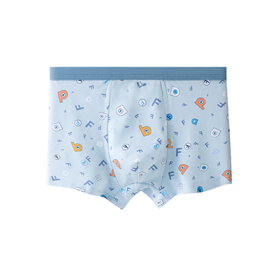 猫人内裤男款青少年纯棉平角短裤