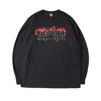 thrasher多色限定薄款长袖T恤