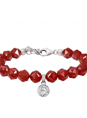 AWNL赤焰扶摇天马红玛瑙手链女款