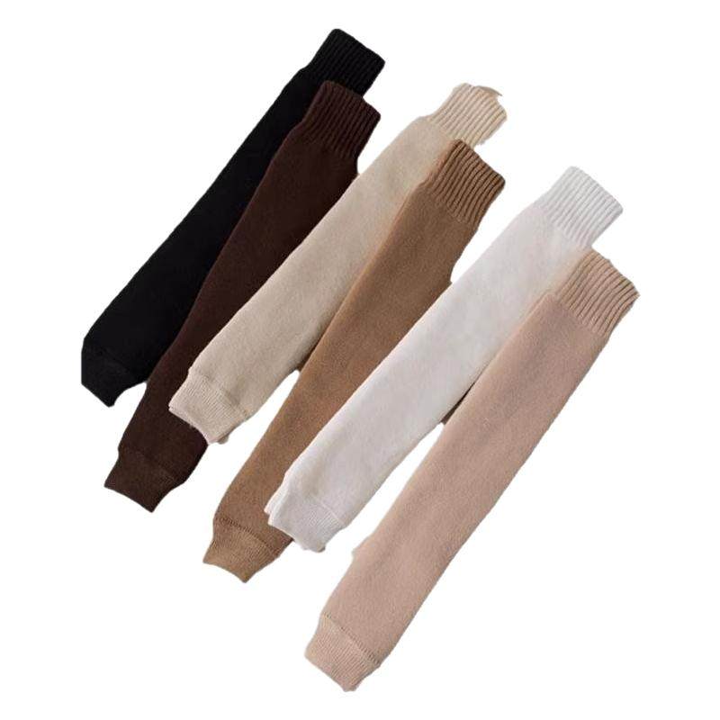 护膝长筒袜套秋冬保暖加绒加厚毛圈防下滑大腿袜过膝羊毛袜子德绒