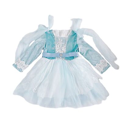 迪士尼原创西班牙儿童艾莎连衣裙