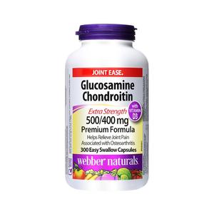 WebberNaturals伟博双倍氨糖软骨素添D3中老年骨力关节呵护300粒
