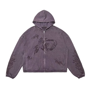 【PacShop】.pac KO涂鸦印花成衣染色连帽衫 KO GRAFFITI HOODIE