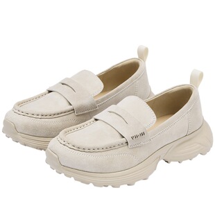 73hours女鞋秋日频道2025秋季新款复古老钱风运动底一脚蹬乐福鞋