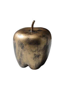 美拉德复古做旧苹果梨子树脂摆件