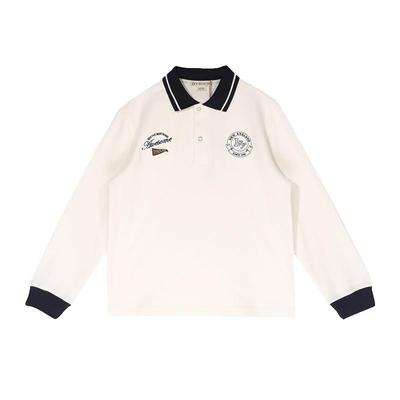 IVYHOUSE舒弹长袖翻领T恤POLO衫