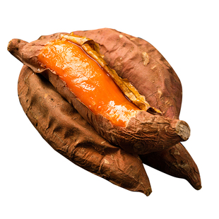 山东红薯新鲜烟薯25红心富硒地瓜农家沙地烤蜜薯糖心流油红芋5斤