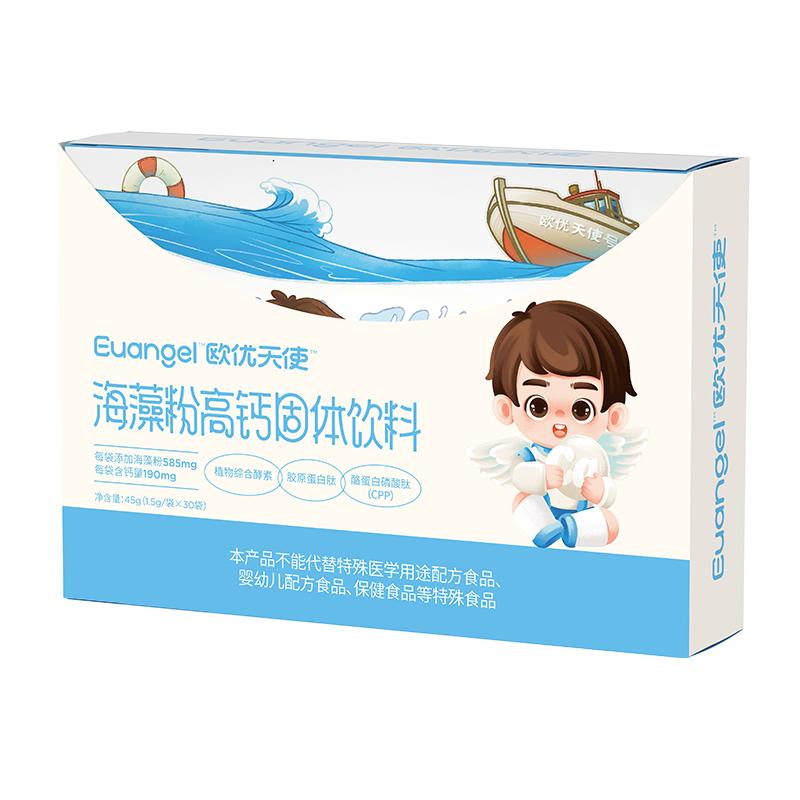 每袋添加海藻粉585mg含钙量190mg