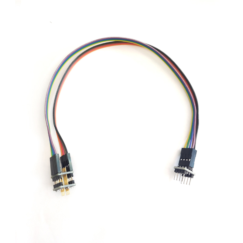 烧录测试探针 弹簧针1.27 芯片 SOP WSON SOIC VSOP SPI FLASH 8P