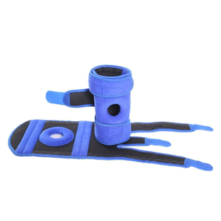 运动护膝男女户外篮球爬山徒步登山保护膝盖弹簧加压防滑护膝透气