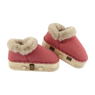 艾灸鞋足底实木家用棉拖鞋暖脚理疗神器热敷靴器具可行走发热鞋子