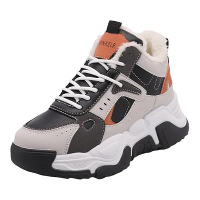 加绒厚底老爹休闲运动棉鞋女鞋