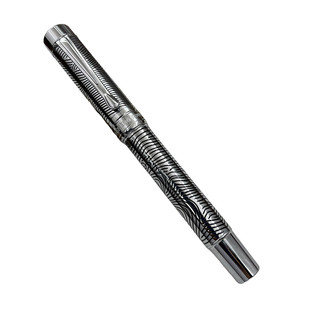 【铜版大豆】全银色致敬山河平顶钢笔高颜值商务签名练字鹏城优品