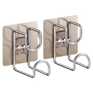 脸盆架免打孔卫生间壁挂浴室挂钩放脸盆挂架网红粘钩墙上挂盆神器