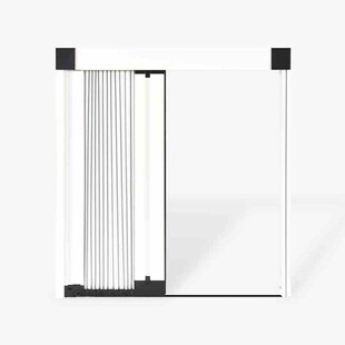 适用客厅隐形蜂巢折叠门伸缩移门隔断室内推拉门厨房卫生间阳台