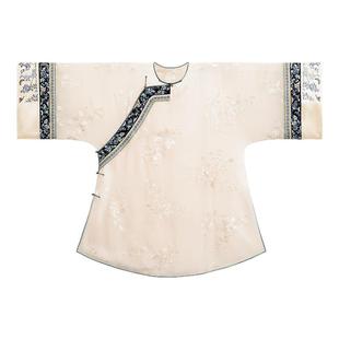 云书晓寄丨一城风絮丨夏季国风仙美日常盘扣上衣绣花斜襟原创款袍