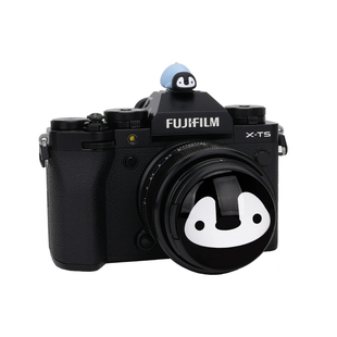 黑企鹅相机镜头盖热靴适用佳能R50小痰盂索尼ZVE10富士XT5尼康Z30