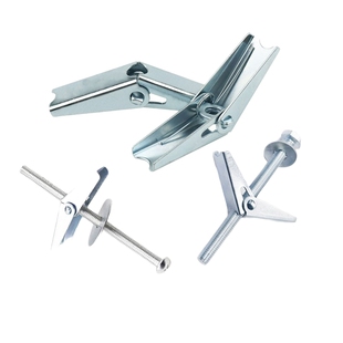 铁飞机六角头膨胀螺丝M4-M10空心墙纤维石膏板兰花夹壁虎伞型胀塞