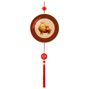 招财小马入户玄关门装饰挂件2026新款马年高级感挂饰高档客厅挂画