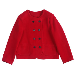 短款羊毛大衣女款早春新款冬季小香风外套女秋冬季羊毛毛呢短外套