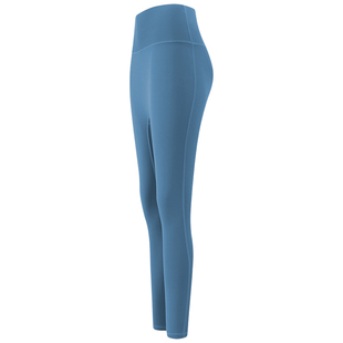 岚纹无尴尬线瑜伽裤女外穿高腰提臀健身裤紧身跑步训练运动裤秋冬