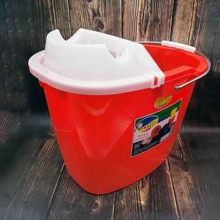 珠江牌地拖桶拖把拖地漏地桶挤压塑料桶罩手动水桶桶