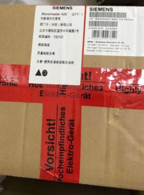 议价西门子6SE6 400 6SE6400-4BD21-2DA0/2DAO制动电阻6SE64OO